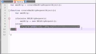 AJAX Tutorial  22  Creating XMLHttpRequest Objects Correctly [upl. by Goebel]