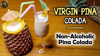 Virgin Pina Colada Recipe  Non Alcoholic Pina Colada Recipe  Summer Drinks  Cook Create Unbox [upl. by Segalman]