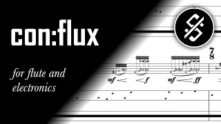 Ong Ping Din  conflux for flute and electronics wscore [upl. by Nosliw]