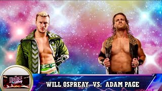 WILL OSPREY VS ADAM PAGE 2K23 Simulation Match [upl. by Lanor480]