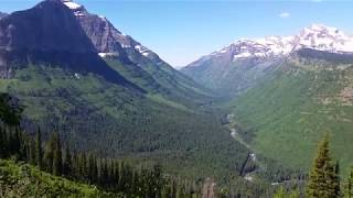 GoingtotheSun 3  Glacier U Shape  Glacier National Park  June 28 2017  Travels With Phil [upl. by Ioves]