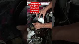 Replace hydrobox ang break master assembly toyotafx isuzureplacement engine [upl. by Faubion]