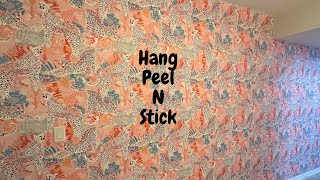 How to Hang Peel and Stick Wallpaper  Spencer Colgan [upl. by Larrad]