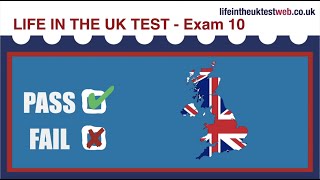 🇬🇧 Life in the UK Test 2024  EXAM 10 UPDATED  British Citizenship practice tests 🇬🇧 [upl. by Kirven654]