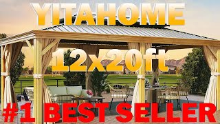 YITAHOME 12x20ft Hardtop Gazebo  Review [upl. by Orren]