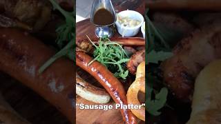 Epic German Sausage amp Meat Platters in Hahndorf Adelaide germany vlog food travel shorts [upl. by Ketchan]