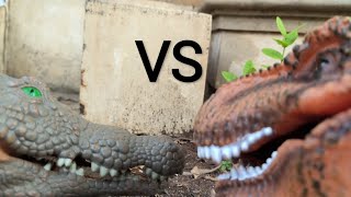 Prehistoric Battles TRex vs Deinosuchus Ep3 [upl. by Reinar]