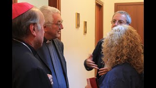 Inaugurazione de La Tenda di Mamre intervista a monsignor Luca Bressan [upl. by Nie]