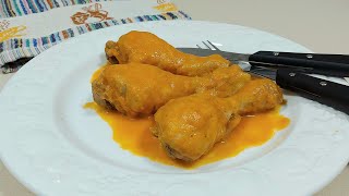 🍗 MUSLOS DE POLLO EN SALSA ESPAÑOLA RÁPIDA 🇪🇦  BEATRIZ COCINA [upl. by Pepin]