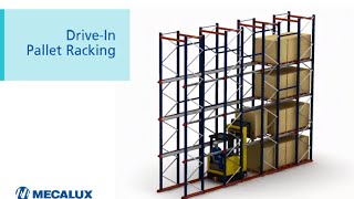 Drivein pallet racking high density storage [upl. by Calia545]