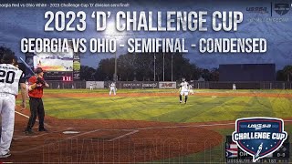 Georgia Red vs Ohio White  2023 Challenge Cup D division semifinal [upl. by Virnelli]