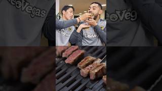 Wolves football team try Korean BBQ ft Ssam [upl. by Ahsiugal]