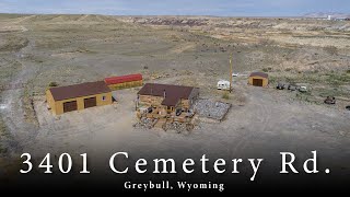 3401 Cemetery Rd Home for Sale Greybull WY [upl. by Lehcim]