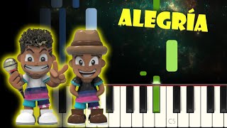 Alegría  Redimi2 ft Ivan  Piano Tutorial [upl. by Eioj]