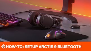 HowTo Setup Arctis 9 Bluetooth [upl. by Rosella]