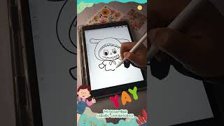 Menggambar Labubu Cinnamoroll  Eps 516 drawing shorts labubu [upl. by Atsocal]