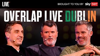 The Overlap Live Tour Dublin  Gary Neville Jamie Carragher amp Roy Keane [upl. by Dolley]