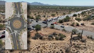 New roundabout in North Scottsdale raises concerns about cost and congestion [upl. by Eened]