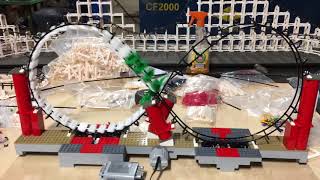 LegoCDX Blocks roller coaster [upl. by Bogosian664]