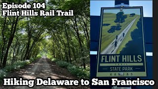 Picking Up The Flint Hills Rail Trail  Ottawa Kansas  American Discovery Trail Ep 104 [upl. by Nawaj]