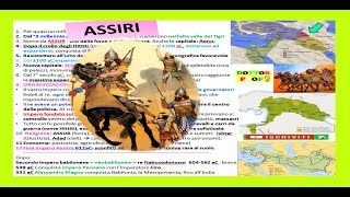 🔵 gli ASSIRI  5  civiltà della Mesopotamia  Geostoria 1° superiore [upl. by Nylirret78]