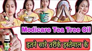 Modicare Tea Tree Oil 9 Use  Effective Practical amp Genuine Use  मोदीकेयर टी ट्री आयल  Jyoti Rawat [upl. by Akemyt]