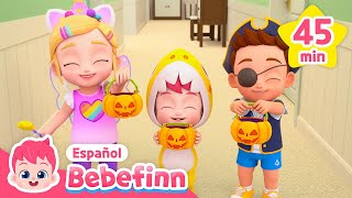 🎃¡Truco o Trato Feliz Halloween  Canciones Infantiles de Halloween  Bebefinn en español [upl. by Aed804]