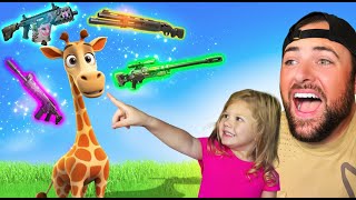 Giraffe Picks Fortnite Prodigys Loadout [upl. by Wurst]