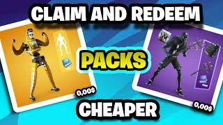 How to Claim and Redeem fortnite packs [upl. by Atikram]