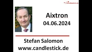 Aixtron  Tagesanalyse 04062024 [upl. by Lalita215]