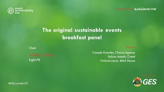 The original sustainable events breakfast panel  ESL 2023 [upl. by Nessnaj]