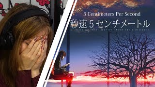 5 Centimeters Per Second Reaction  First Time Watching [upl. by Kearney502]