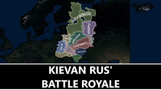 Kievan Rus  Battle Royale  Hoi4 Timelapse [upl. by Nuhs]