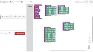 Blockly Games Music Solutions 110 [upl. by Anerda312]