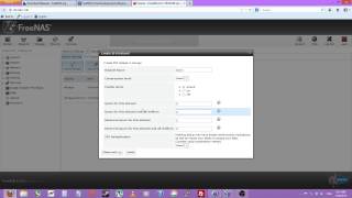 Part 2  FreeNAS WebGUI [upl. by Noraed]