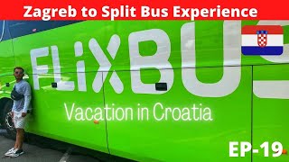 SPLIT FIRST IMPRESSIONS  Zagreb To Split Bus  Croatia Travel Vlog Indian in Croatia [upl. by Rebah155]