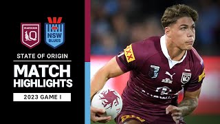 State of Origin 2023  Queensland Maroons v New South Wales Blues  Match Highlights [upl. by Theodor]