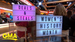 Deals and Steals celebrating womenowned businesses l GMA [upl. by Dulci]