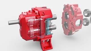 Vogelsang EP series  rotary lobe pump for extreme conditions and high pressures [upl. by Baggett]