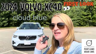 New color for the 2024 Volvo XC40  Cloud Blue [upl. by Tab]