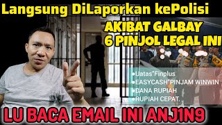 Langsung DILaporKAN KEPolisi‼️Akibat Galbay 6 Pinjol legalquotUATAS FINPLUS EASYCASH DANA RUPIAH RUCEP [upl. by Win819]