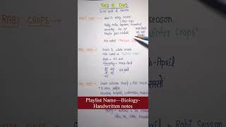 Kharif Rabi amp Zaid Crops Unit 12Agriculture Science  Biology  General Science  Lec55 [upl. by Rhee]