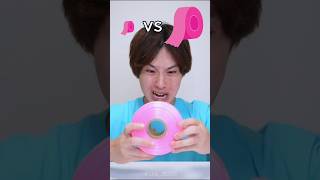 Big Tissue paper Vs Small Tissue paper Eating challenge 🤣shirtstrendingytshorthumanitychallenge [upl. by Esorlatsyrc]