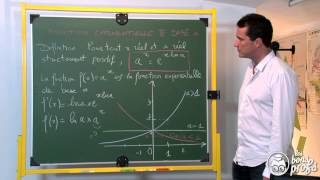 Fonction exponentielle de base a  Les Bons Profs  Maths terminale [upl. by Premer]