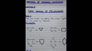 IUPAC Naming of Cycloalkanes  Naming Organic Compounds 02 [upl. by Ardnaz38]