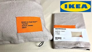 IKEA x Virgil Abloh  Kissenbezug  Couchkissen  Markerad  Review  Unboxing [upl. by Roselani601]