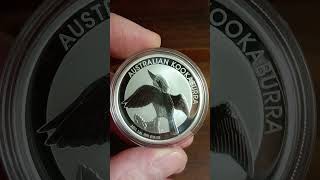 2011 Australian Kookaburra silver one ounce coin kookaburra silvercoins viralvideo birds fly [upl. by Eimme]