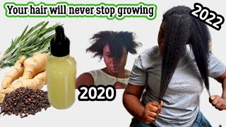 Treatment to grow your natural hair very fastGinger Rosemary oil and cloves for hair growth [upl. by Niai367]