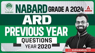 NABARD Grade A Previous Year Question Paper 5  NABARD Grade A 2020 Questions  By Sudhanshu Sir [upl. by Yrral]