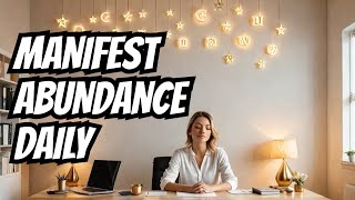 POWERFUL Affirmations for ABUNDANCE and MONEY Linsten Daily [upl. by Birgitta]